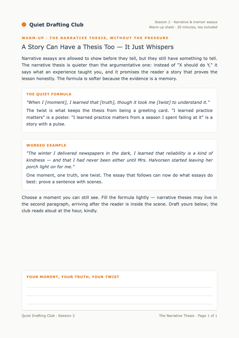 Nordic Scandi Thesis Statement